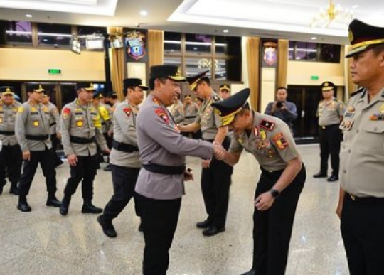 Potret Gagah Brigjen Sabilul, Pecah Bintang Salam Komando dengan Kapolri & Wakapolri