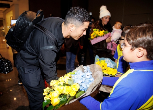 Semringah Cristiano Ronaldo Tiba di Arab Saudi, Siap Gabung Al Nassr FC