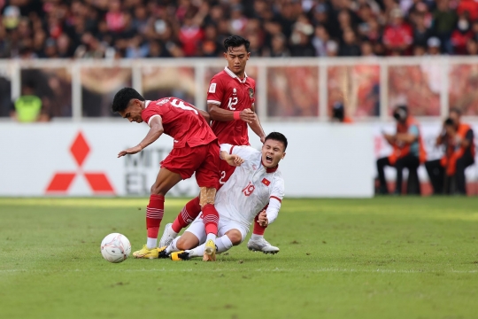 Duel Panas Indonesia vs Vietnam Berakhir Imbang