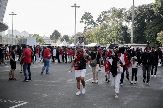 Antusiasme Suporter Padati GBK untuk Dukung Timnas Indonesia Lawan Vietnam