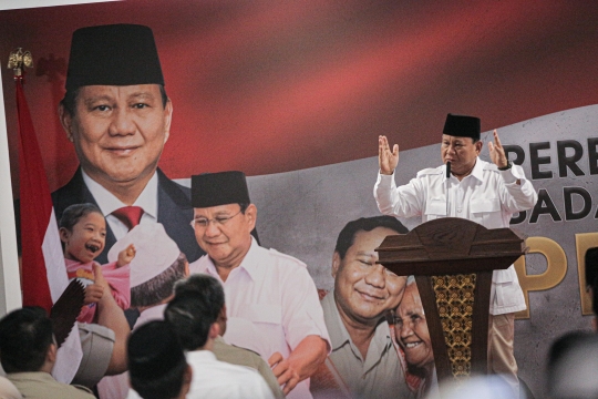 Prabowo Resmikan Kantor Badan Pemenangan Presiden Partai Gerindra