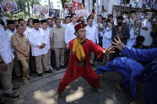 Prabowo Resmikan Kantor Badan Pemenangan Presiden Partai Gerindra