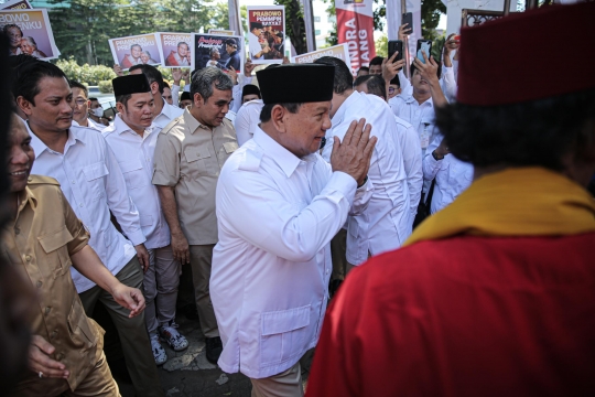 Prabowo Resmikan Kantor Badan Pemenangan Presiden Partai Gerindra