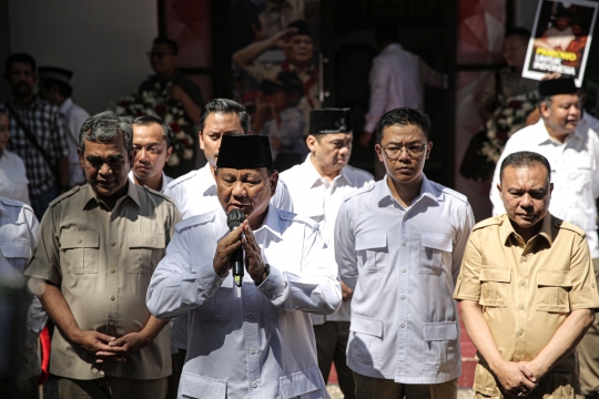 Prabowo Resmikan Kantor Badan Pemenangan Presiden Partai Gerindra