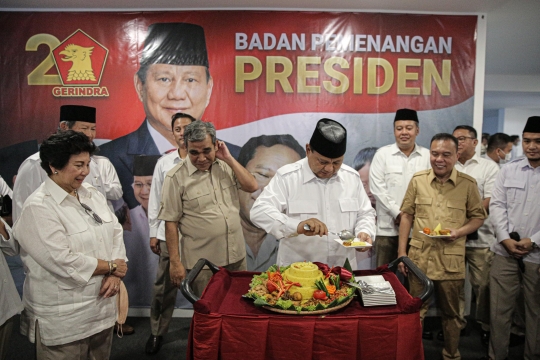 Prabowo Resmikan Kantor Badan Pemenangan Presiden Partai Gerindra