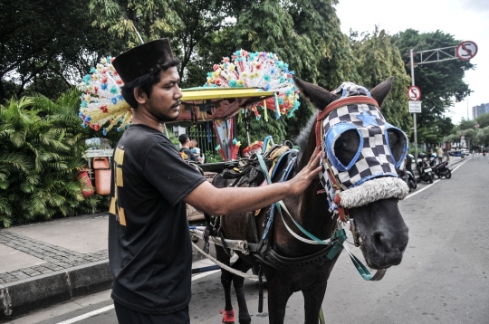 Larangan Operasional Delman di Monas