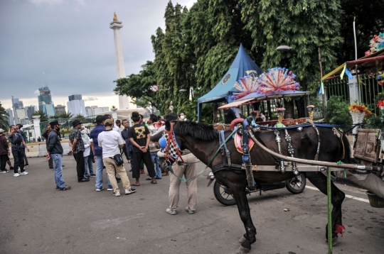 Larangan Operasional Delman di Monas