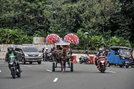 Larangan Operasional Delman di Monas