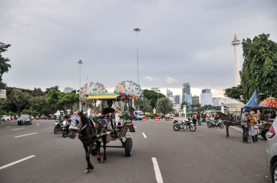 Larangan Operasional Delman di Monas