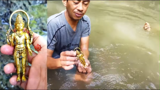 Arca Emas Ditemukan di Dalam Sungai, Diduga Simbol Prabu Kertanegara Era Medang