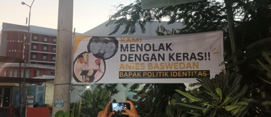 Spanduk Kampanye Hitam Tolak Anies Baswedan Beredar di NTT