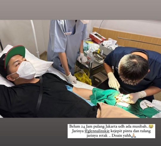 Glenn Alinskie Dilarikan ke Rumah Sakit Usai Pulang dari Jepang, Begini Kondisinya