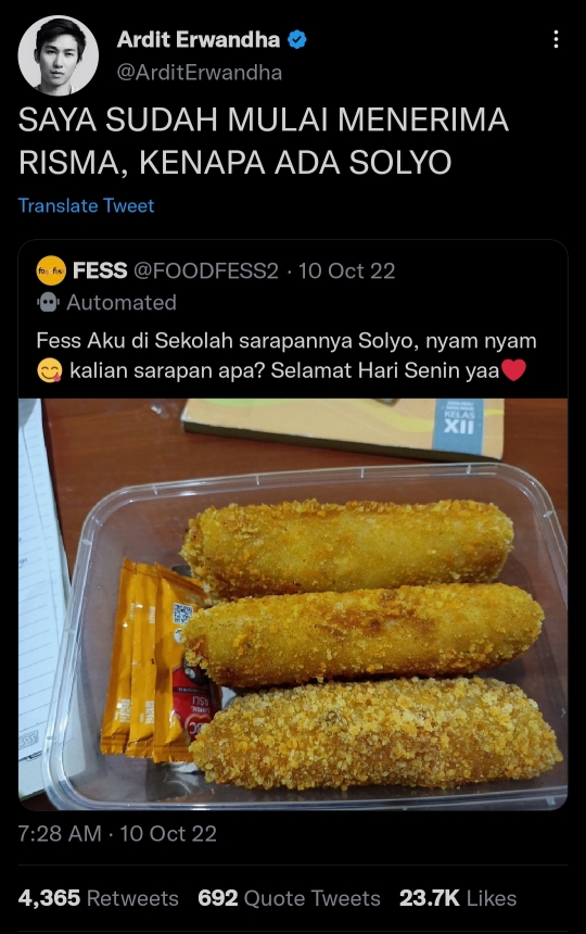 9 Singkatan Nama Makanan yang bikin Mangkel Pengguna Twitter