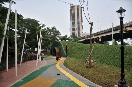 Link In Park, Taman Baru di Jakarta Ada Rumah Hobbit