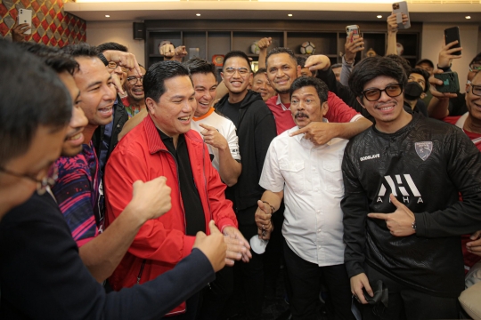Didukung Kaesang hingga Raffi Ahmad, Begini Momen Erick Thohir Daftar Ketum PSSI