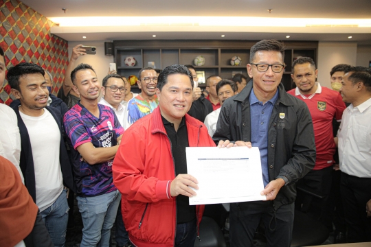 Didukung Kaesang hingga Raffi Ahmad, Begini Momen Erick Thohir Daftar Ketum PSSI