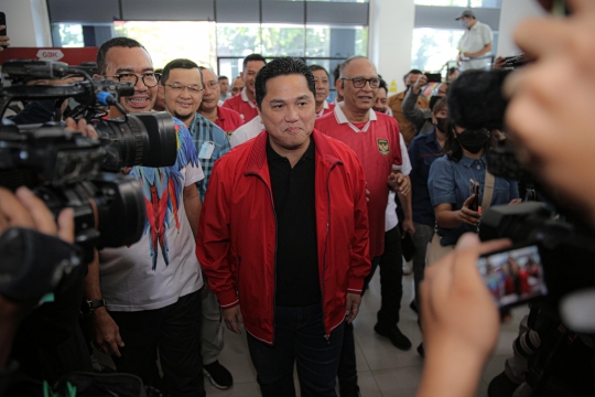 Didukung Kaesang hingga Raffi Ahmad, Begini Momen Erick Thohir Daftar Ketum PSSI