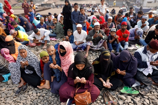 Bak Ibadah Haji, Jutaan Umat Muslim Bersatu di Bangladesh