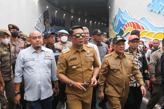 Keindahan Underpass Dewi Sartika di Depok Usai Diresmikan Ridwan Kamil