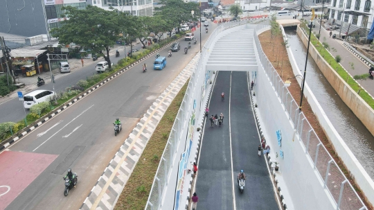 Keindahan Underpass Dewi Sartika di Depok Usai Diresmikan Ridwan Kamil