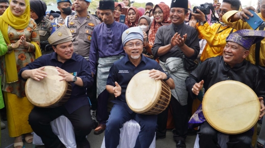 Aksi Zulkifli Hasan dan Erick Thohir Meriahkan HUT ke-273 Kabupaten Langkat