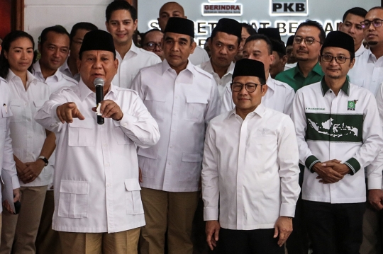 Gerindra dan PKB Resmikan Sekretariat Bersama di Menteng