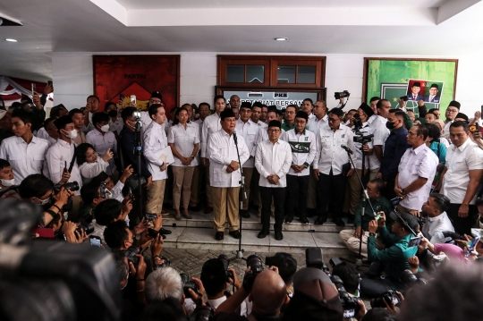 Gerindra dan PKB Resmikan Sekretariat Bersama di Menteng