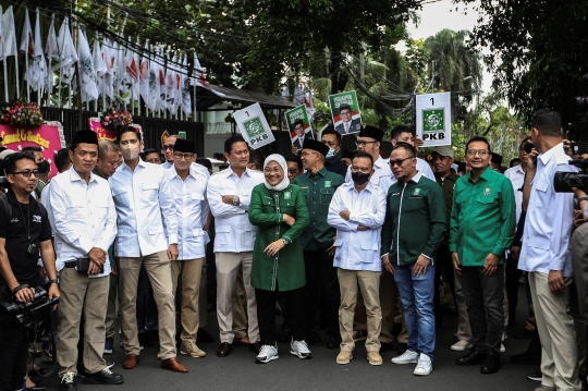 Gerindra dan PKB Resmikan Sekretariat Bersama di Menteng