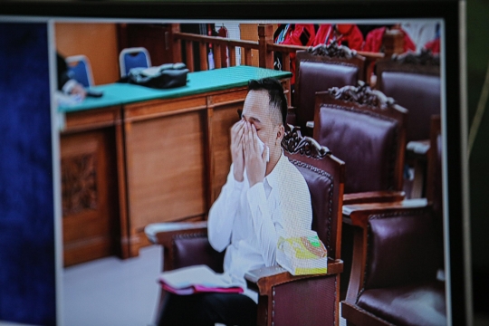 Derai Air Mata Ricky Rizal di Sidang Pledoi Kasus Pembunuhan Berencana Brigadir J