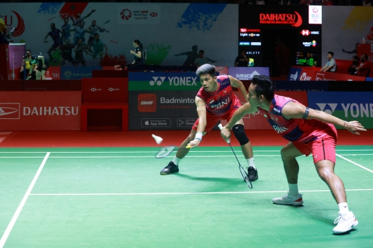 Tekuk Rekan Senegaranya, Fajar-Rian Lanjutkan Langkah ke 16 Besar Indonesia Masters