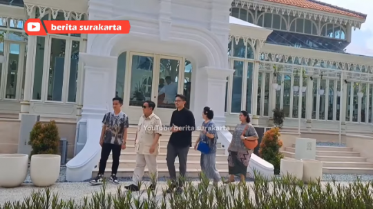 Potret Prabowo Tapak Tilas Kakeknya di Mangkunegaran, Diantar Gibran & Gusti Bhre