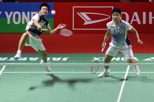 Sikat Ganda Taiwan, Apriyani/Fadia Tembus Perempat Final Indonesia Masters 2023