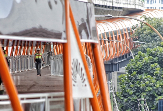 Skybridge Terpanjang di Jakarta Segera Diresmikan