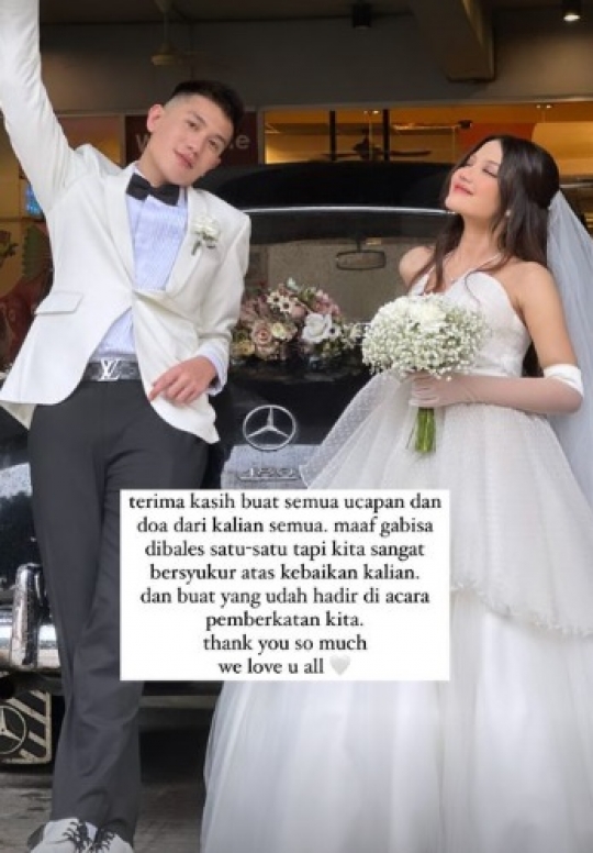 Sah Jadi Suami Istri, Intip Deretan Potret Pernikahan Julian Jacob dan Mirriam Eka
