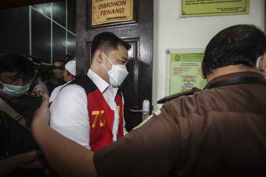 Ekspresi Mantan Anak Buah Sambo, Arif Rachman Saat Tuntutan 1 Tahun Penjara