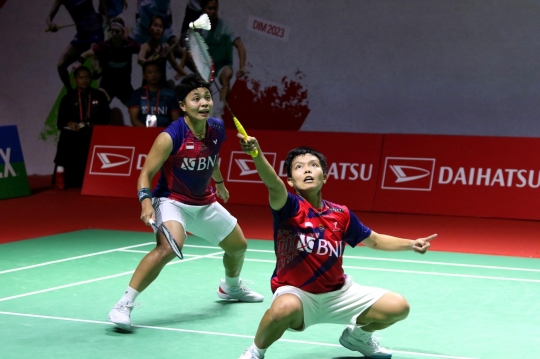 Kalah dari Thailand, Asa Apriyani-Fadia ke Semifinal Indonesia Masters 2023 Pupus