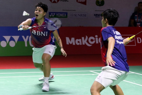 Kalah dari Thailand, Asa Apriyani-Fadia ke Semifinal Indonesia Masters 2023 Pupus
