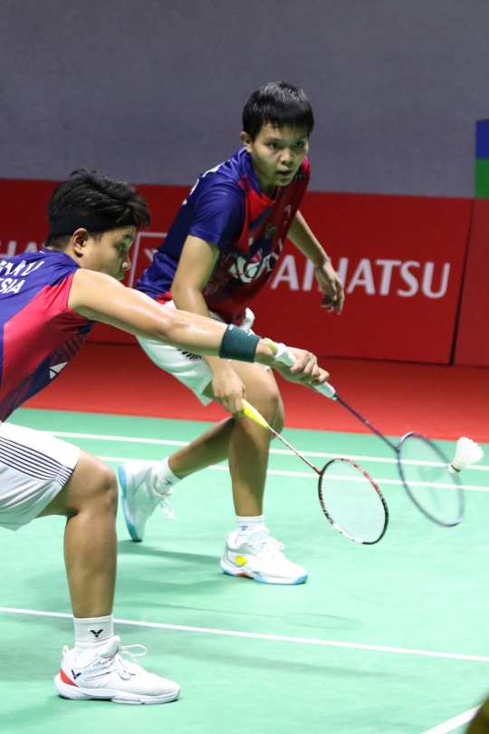 Kalah dari Thailand, Asa Apriyani-Fadia ke Semifinal Indonesia Masters 2023 Pupus