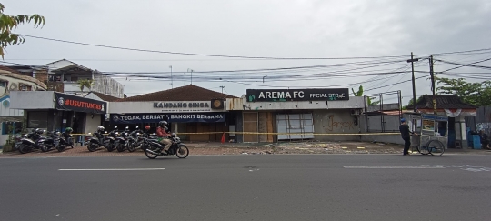 Suasana Kantor Arema FC Pasca Penyerangan