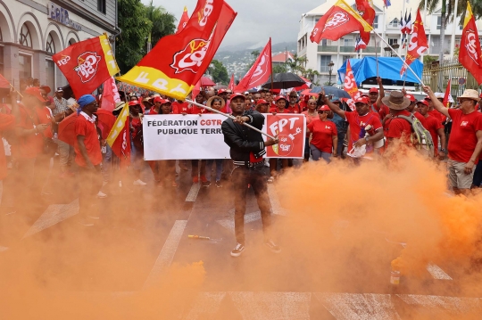 Lagi, Jutaan Buruh Gelar Demo Besar-besaran di Prancis