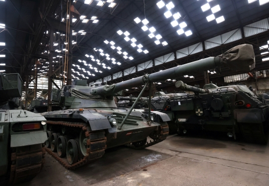 Mengintip Gudang Tank Leopard di Belgia, Siap Pasok Kendaraan Tempur ke Ukraina