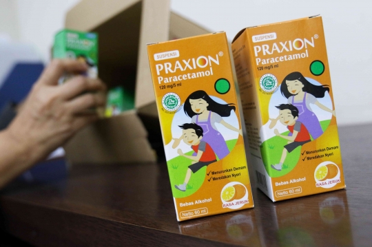 BPOM Umumkan Obat Sirop Praxion Aman Dikonsumsi