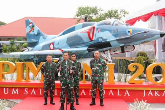 Rapat Pimpinan TNI 2023 di Museum Satria Mandala