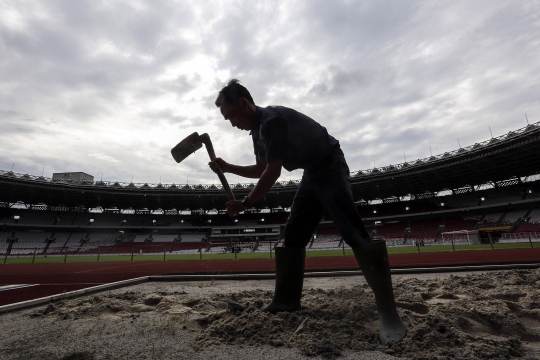 Perawatan Stadion GBK Jelang Piala Dunia U20