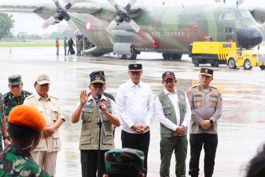 Menko PMK Lepas Pengiriman Bantuan Kemanusiaan RI untuk Korban Gempa Turki