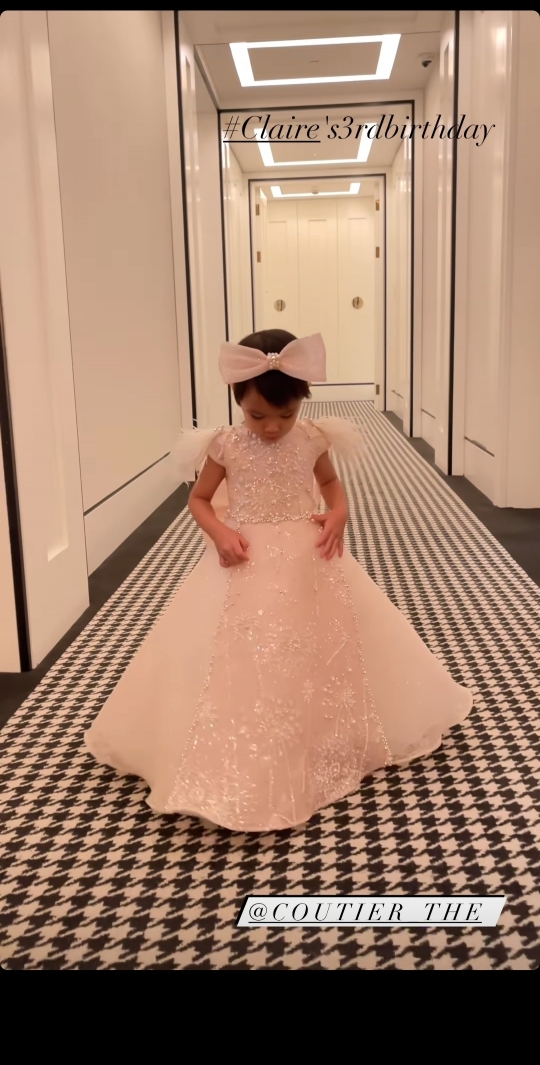 Potret Lucu Claire Anak Shandy Aulia di Momen Ultah ke-3, Gemesin Banget!