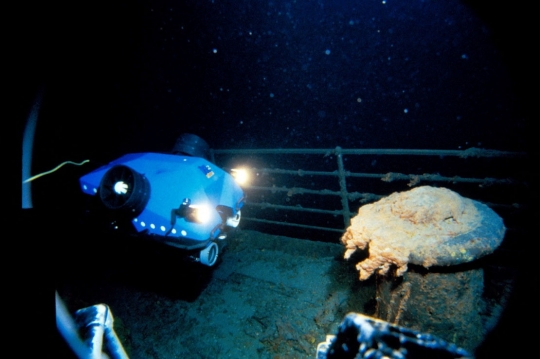 Potret Langka Bangkai Kapal Titanic Membusuk di Dasar Samudera Atlantik