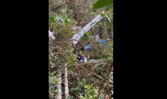 Foto-Foto Kondisi Rombongan Kapolda Jambi di Hutan akibat Helikopter Mendarat Darurat