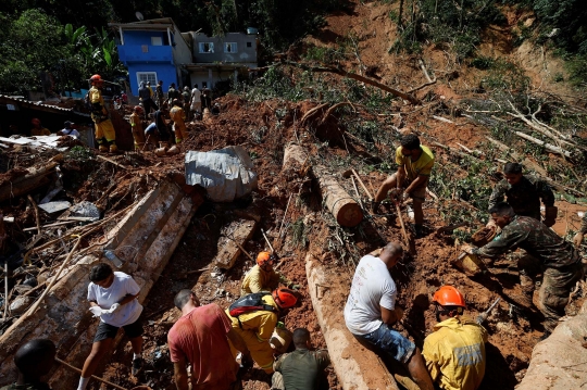 Dahsyatnya Terjangan Tanah Longsor di Brasil, 48 Orang Tewas