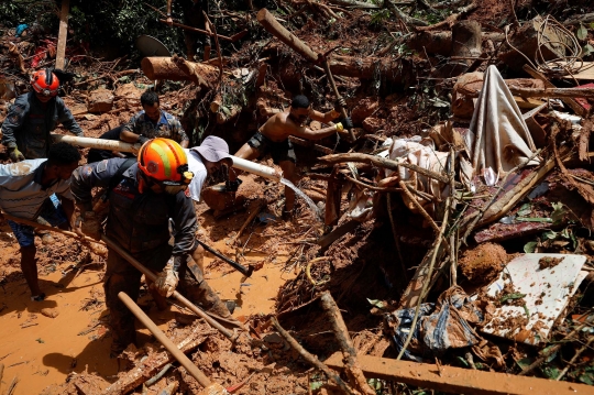 Dahsyatnya Terjangan Tanah Longsor di Brasil, 48 Orang Tewas